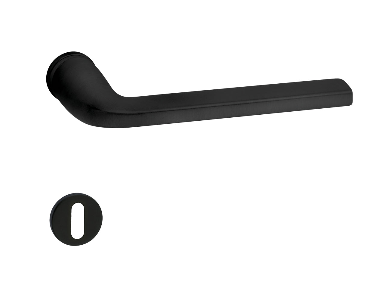 MANIGLIA EASY CODICE 1301 241 FNO IN ZAMA NERO OPACO