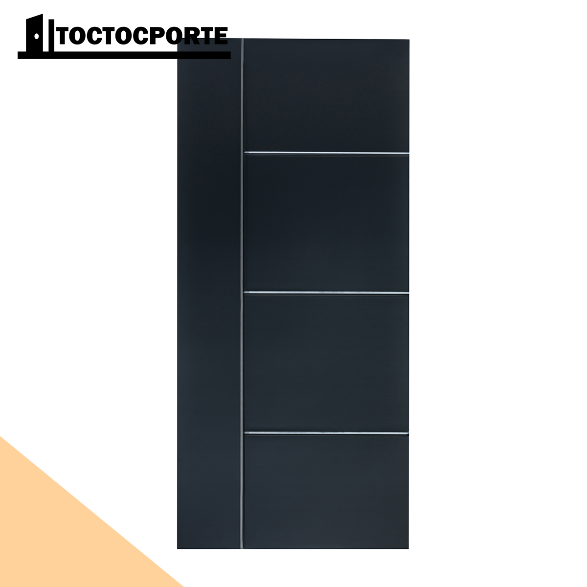 RIVESTIMENTO IN ALLUMINIO PER PORTA BLINDATA MODELLO FRANCESCO RAL 7016 GRIGIO SCURO