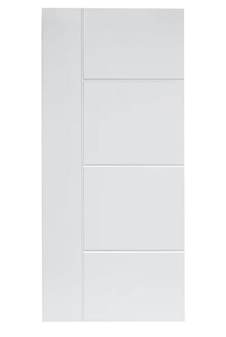 RIVESTIMENTO IN ALLUMINIO PER PORTA BLINDATA MODELLO FRANCESCO RAL 9010 BIANCO