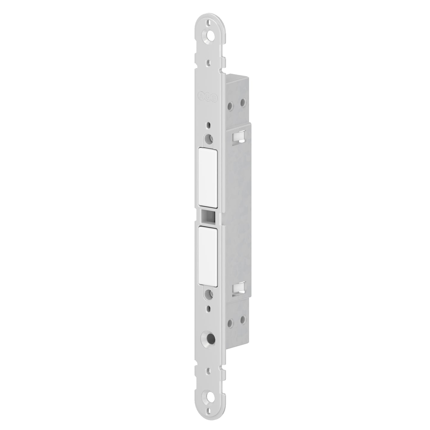 Serratura Touch - Frontalino ARGENTO- Ritenuta magnetica regolabile