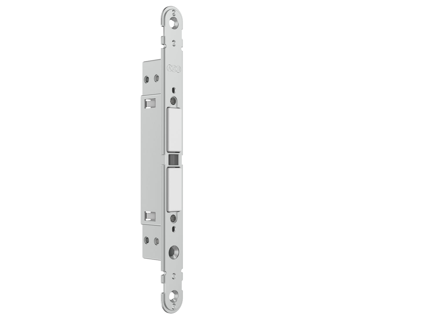 Serratura Touch - Frontalino ARGENTO- Ritenuta magnetica regolabile