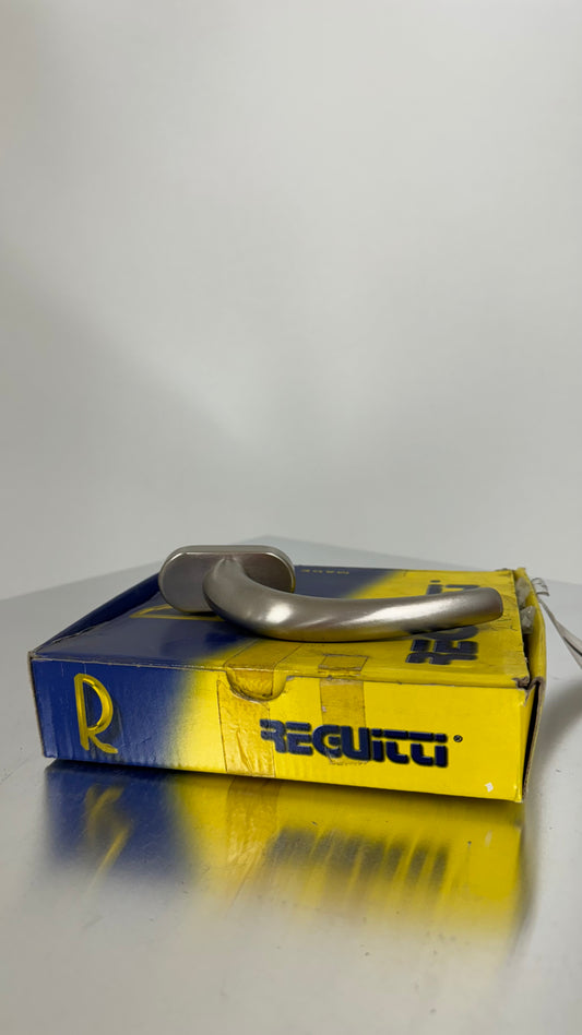 MANIGLIA MARTELLINA PER FINESTRA IN OTTONE FINITURA CROMO SATINATO