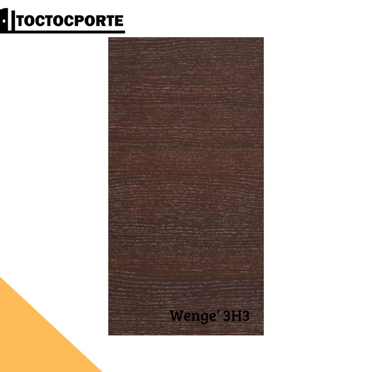 PANNELLO PER PORTA BLINDATA IN MELAMINICO WENGE' 3H3 LINEA PORO