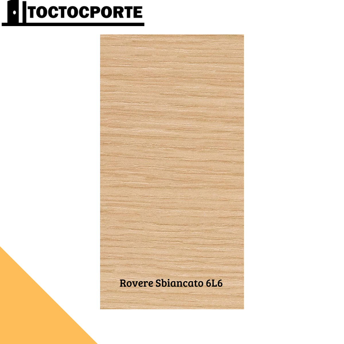 PANNELLO PER PORTA BLINDATA IN MELAMINICO  ROVERE SBIANCATO 6L6 LINEA PORO